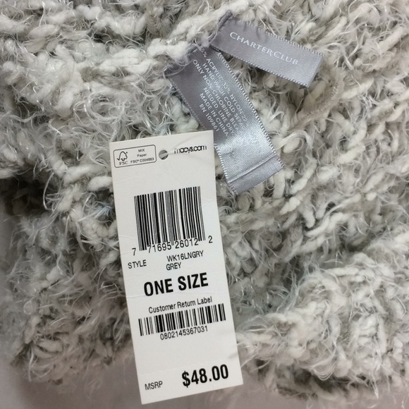 NWT Charter Club Infinity scarf - Picture 5 of 6